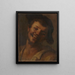 Tête d'homme qui rit - Anonyme — quadro incorniciato alla parete