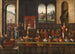 Gesù davanti al grande sacerdote e Ponzio Pilato - Anonimo — vista dell’opera