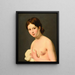 Ragazza giovane - Anonimo — quadro incorniciato alla parete
