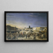 L'Attacco del Louvre il 29 luglio 1830 visto dal Pont-Neuf - Anonimo — quadro incorniciato alla parete