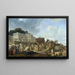 Hôtel de Salm in costruzione verso il 1786 attuale 7° arrondissement - Anonimo — quadro incorniciato alla parete