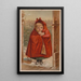 Il Piccolo Cappuccetto Rosso - Anonimo — quadro incorniciato alla parete