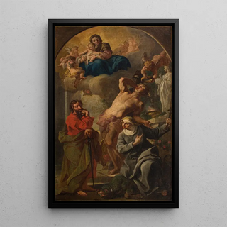 Anonymous - Madonna and Child with Saints Sebastian Paul and Martha.webp