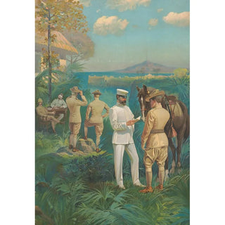 Anonymous - Military officers overlooking a bay.webp