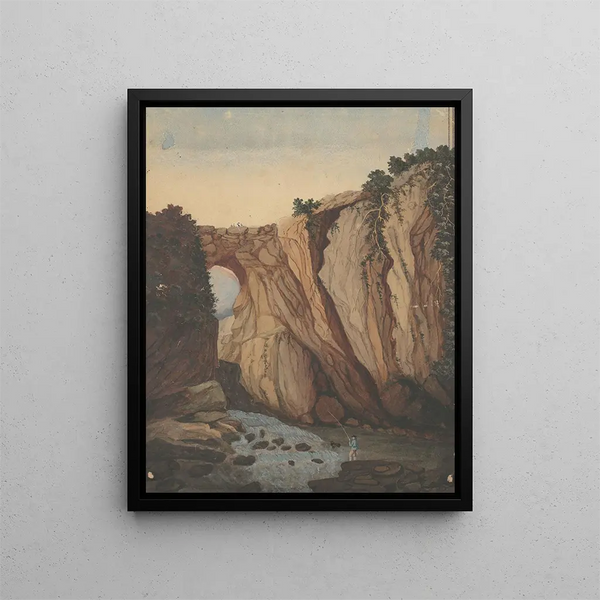 Ponte naturale della Virginia - Anonimo — quadro incorniciato alla parete