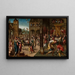 Parabola del grande banchetto - Anonimo — quadro incorniciato alla parete