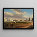 Pittore en plein air à la périphérie de la ville - Anonyme — quadro incorniciato alla parete
