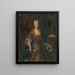 Ritratto dell'arciduchessa - Anonimo — quadro incorniciato alla parete