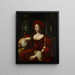 Ritratto di Doña Isabel de Requesens Vice-Regina di Napoli - Anonimo — quadro incorniciato alla parete