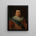 Ritratto di un generale - Anonimo — quadro incorniciato alla parete