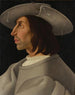 Ritratto di un uomo di profilo - Anonimo — vista dell’opera