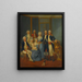 Ritratto di una famiglia militare - Anonimo — quadro incorniciato alla parete