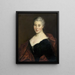 Ritratto di una donna - Anonimo — quadro incorniciato alla parete