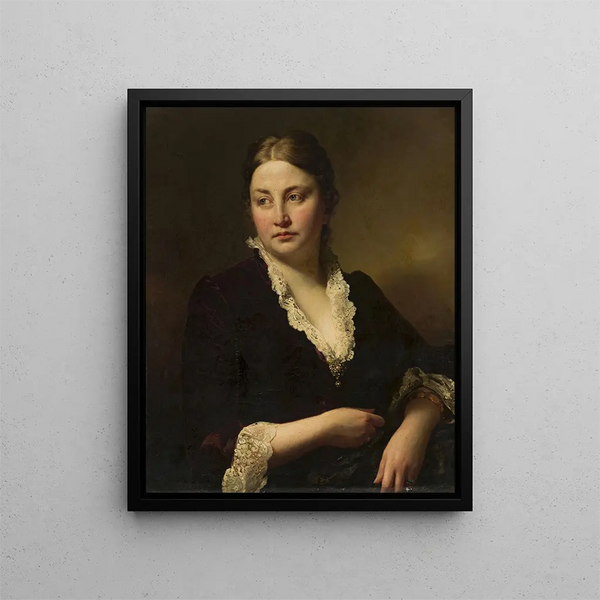 Anonymous - Portrait of a young woman Johana Fren von Tschamer.webp