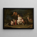 Ritratto di famiglia di centauri contro un paesaggio - Anonimo — quadro incorniciato alla parete