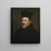 Ritratto di Charles Scribanius - Anonimo — quadro incorniciato alla parete