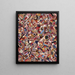 Modello Quilt Top Crazy - Anonimo — quadro incorniciato alla parete