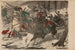 Scène di battaglia durante la guerra russo-giapponese - Anonimo — vista dell’opera