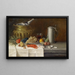 Nature morte con boccale di birra - Anonimo — quadro incorniciato alla parete