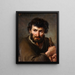 Studio di un pastore - Anonimo — quadro incorniciato alla parete