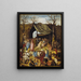 L'Adorazione dei Magi - Anonimo — quadro incorniciato alla parete