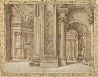 Anonymous - The Interior of Saint Peters Rome.webp