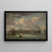 L'isola d'Onrust vicino a Batavia - Anonimo — quadro incorniciato alla parete