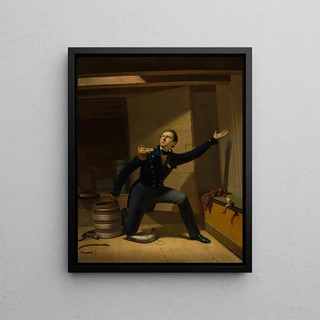 Anonymous - Van Speyk in the gunpowder chamber of the ship.webp