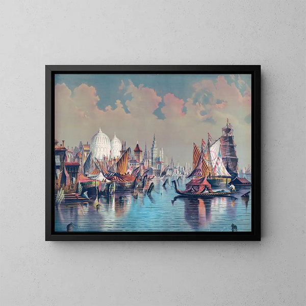 Venezia, orgoglio del mare - Anonimo — quadro incorniciato alla parete