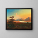 Vista di Salisburgo - Anonimo — quadro incorniciato alla parete