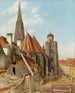 Vista della Cattedrale di Saint-Étienne - Anonimo — vista dell’opera