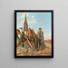 Vista della Cattedrale di Saint-Étienne - Anonimo — quadro incorniciato alla parete