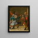 Danza del villaggio - Anonimo — quadro incorniciato alla parete