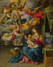 Vergine con Bambino con sei angeli portatori della croce - Anonimo — vista dell’opera