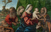 Vierge con Bambino con santi - Anonimo — vista dell’opera