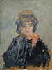 Donna con foulard rosso - Anonimo — vista dell’opera