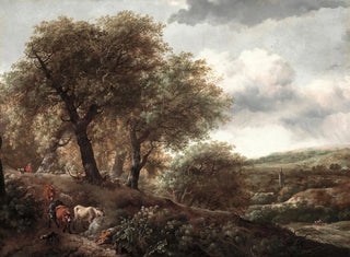 Anonymous - Wooded Hillside with Cattle.webp