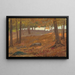 in legno d'autunno - Anonimo — quadro incorniciato alla parete