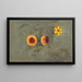 Zinnias - Anonimo — quadro incorniciato alla parete