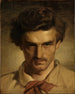 Autoritratto di giovinezza - Anselm Feuerbach — vista dell’opera