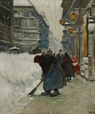 Antal Berkes - Street scene.webp