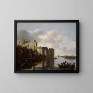 Anthonie Jansz van der Croos - The Castle of Montfoort near Utrecht.webp