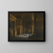 L'interno di una chiesa classica - Anthonie de Lorme — quadro incorniciato alla parete