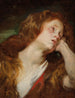 Una giovane donna che appoggia la testa, probabilmente Maria Maddalena penitente - Antoine van Dyck — vista dell’opera