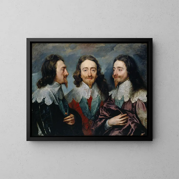Charles Ier - Antoine van Dyck — quadro incorniciato alla parete