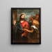 Il Cristo della stanza - Antoine van Dyck — quadro incorniciato alla parete