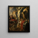Cristo sulla Croce La ferita della lancia - Antoine van Dyck — quadro incorniciato alla parete