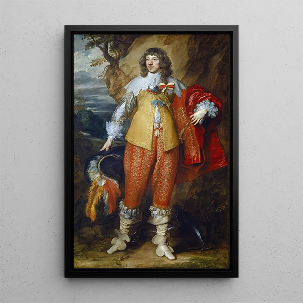 Henri II de Lorraine - Antoine van Dyck — quadro incorniciato alla parete