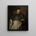 Joannes Malderus vescovo di Anversa - Antoine van Dyck — quadro incorniciato alla parete