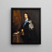 Il re Carlo I d'Inghilterra - Antoine van Dyck — quadro incorniciato alla parete